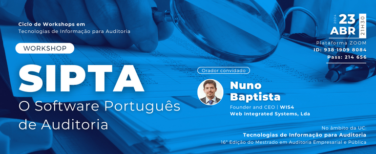 Workshop | SIPTA: o Software Portugus de Auditoria